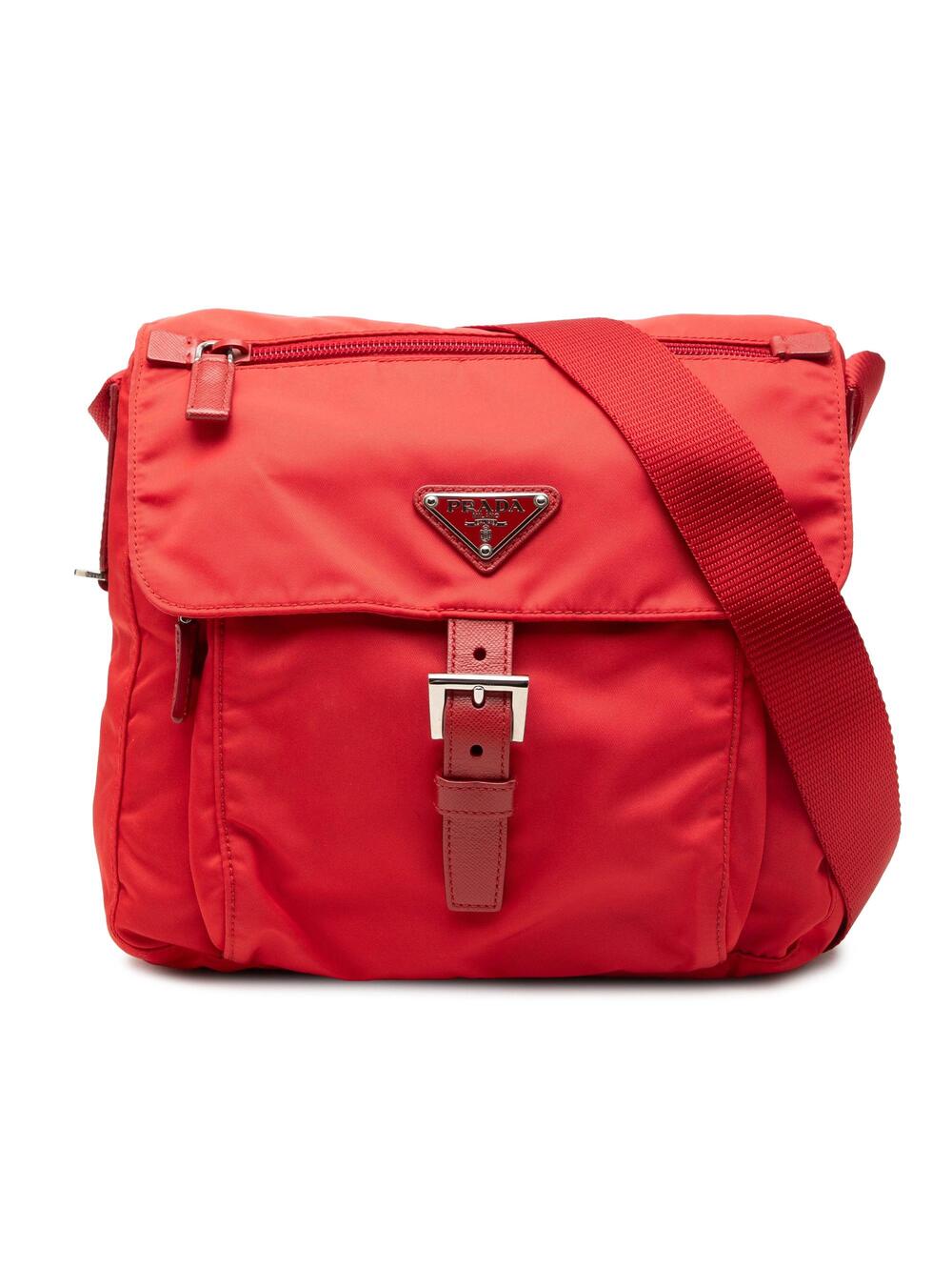 Prada Buckle Messenger Bag Tessuto #350145P74B